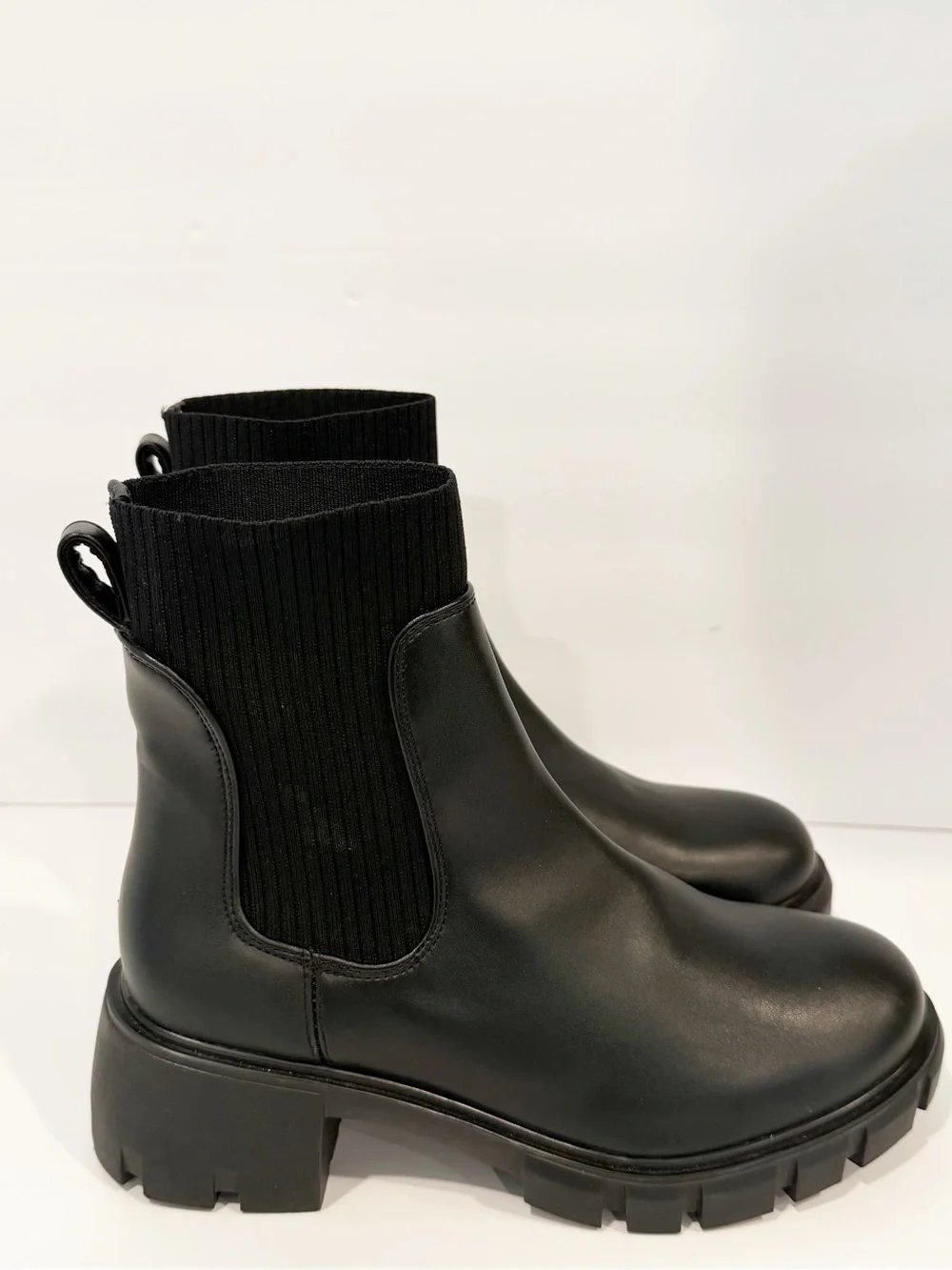 Steve Madden Hutch Black Ankle Boots Women's US 7.5